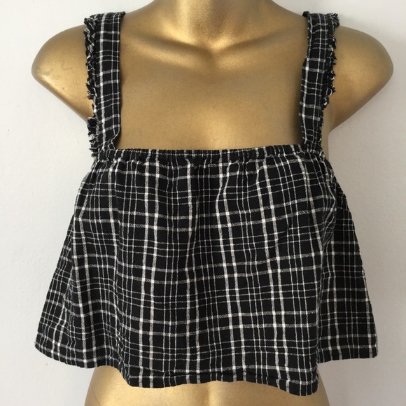 Urban Outfitters Tops - Urban renewal checkered Gingham crop Top medium